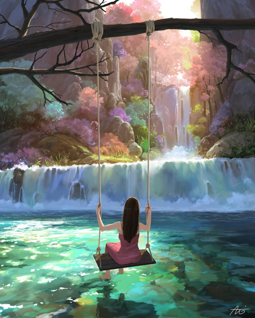 Red-Haired Warrior at the Laundromat