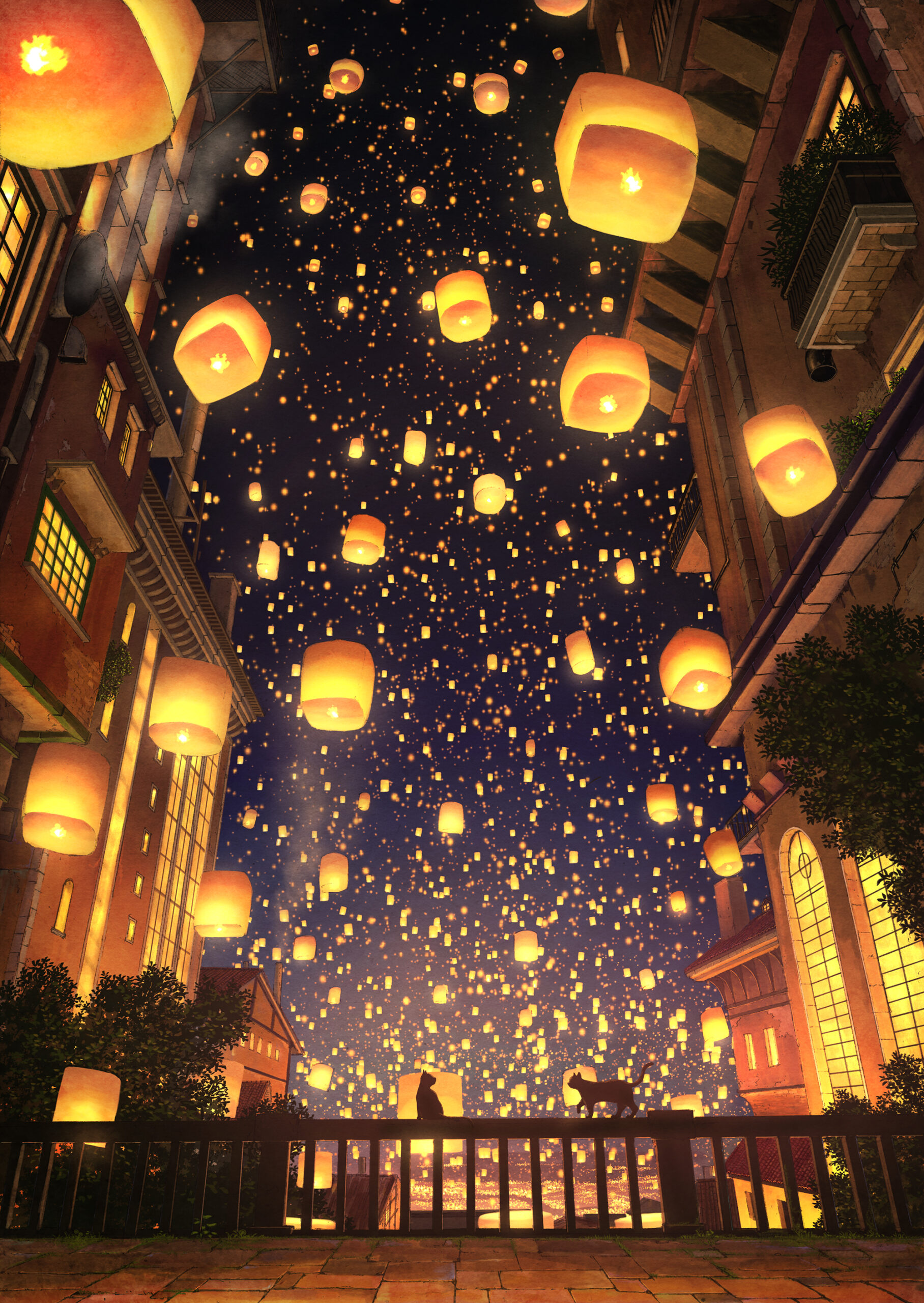 Night Sky Lantern Festival