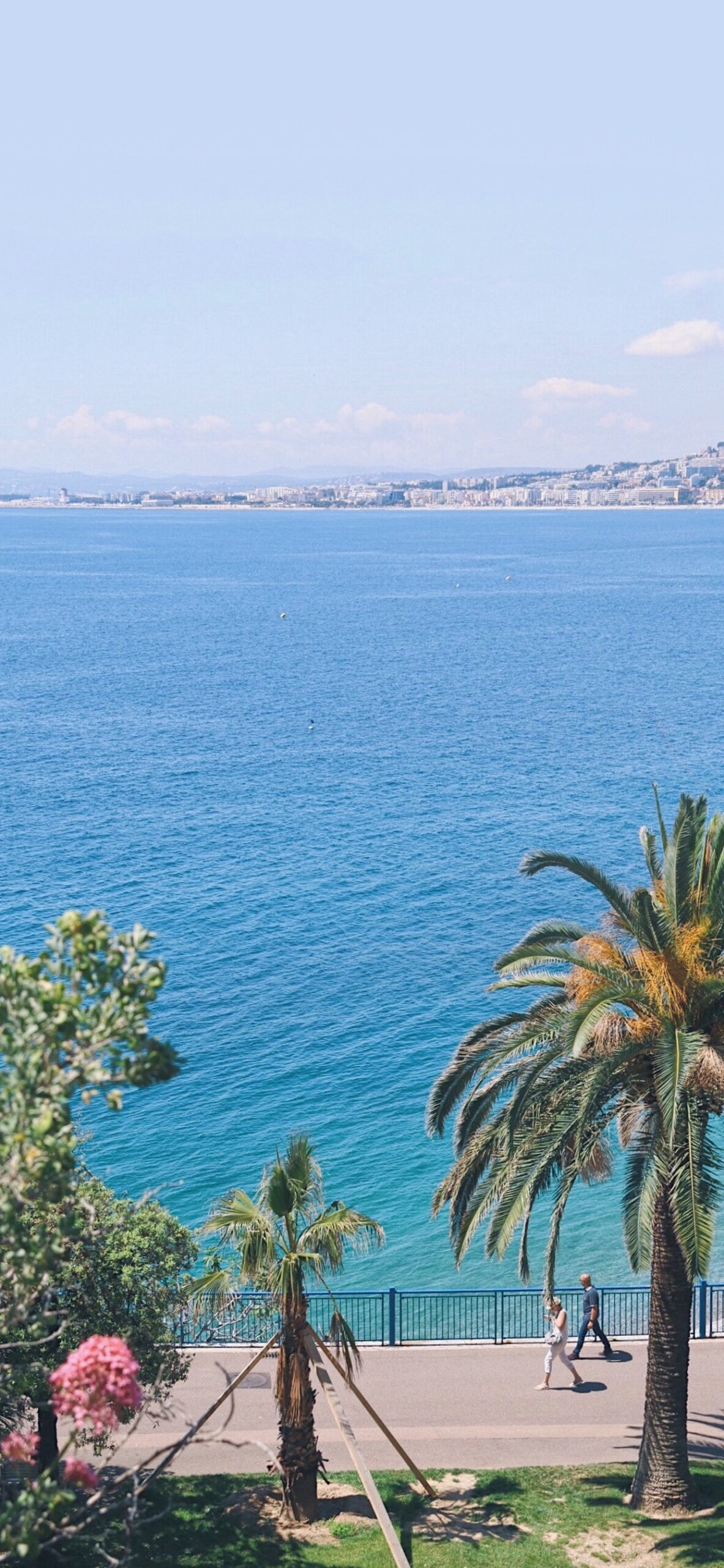 coastal city view Mediterranean coast