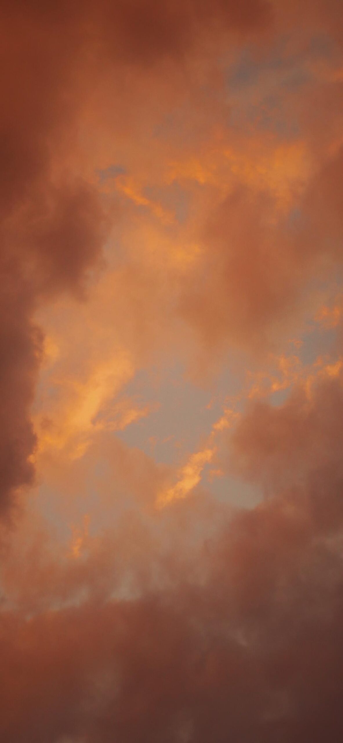 sunset clouds orange sky golden hour