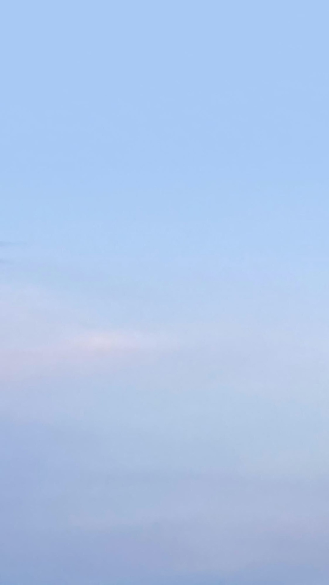 blue sky pastel minimal horizon soft