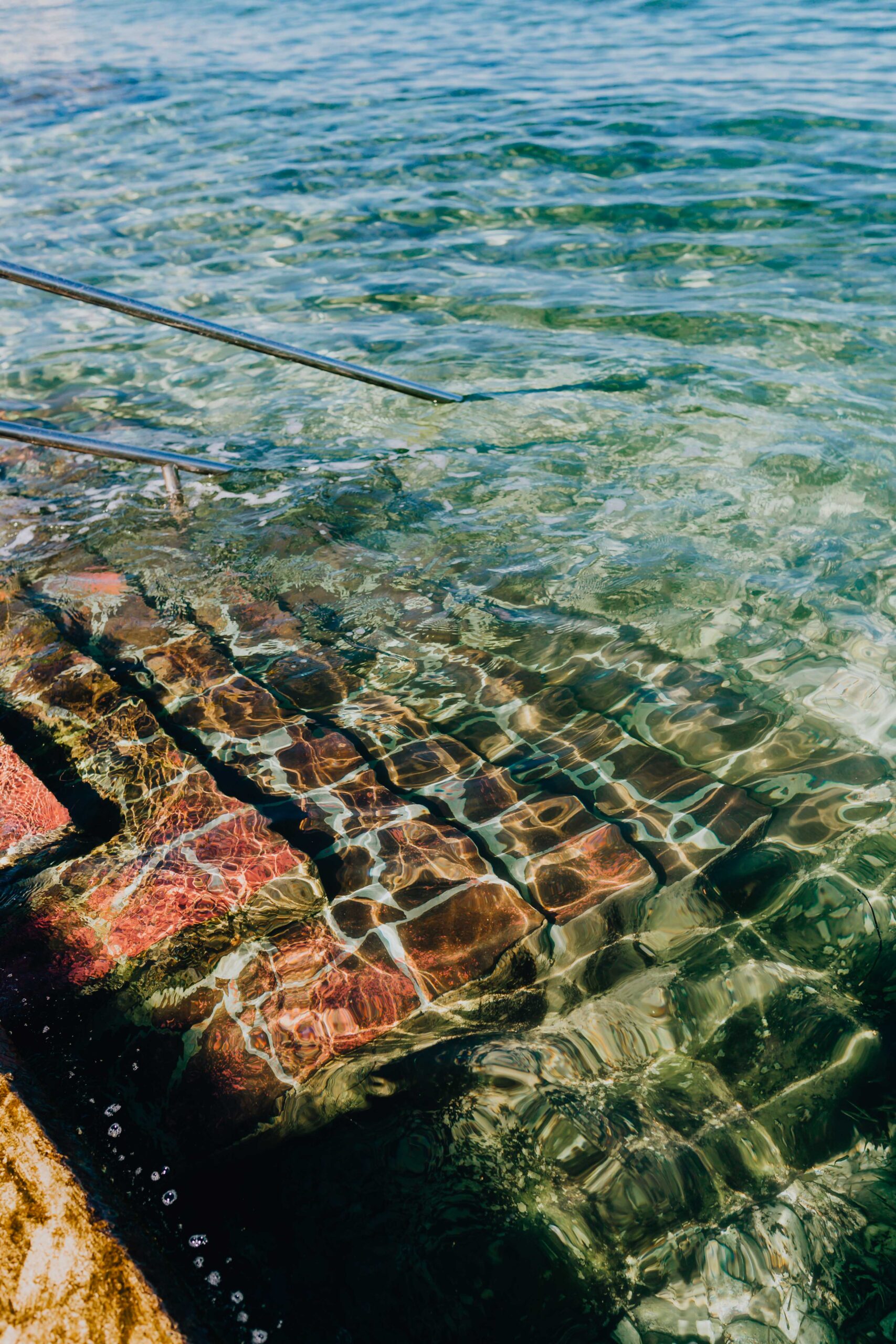 clearwater sea ocean pool rocks texture