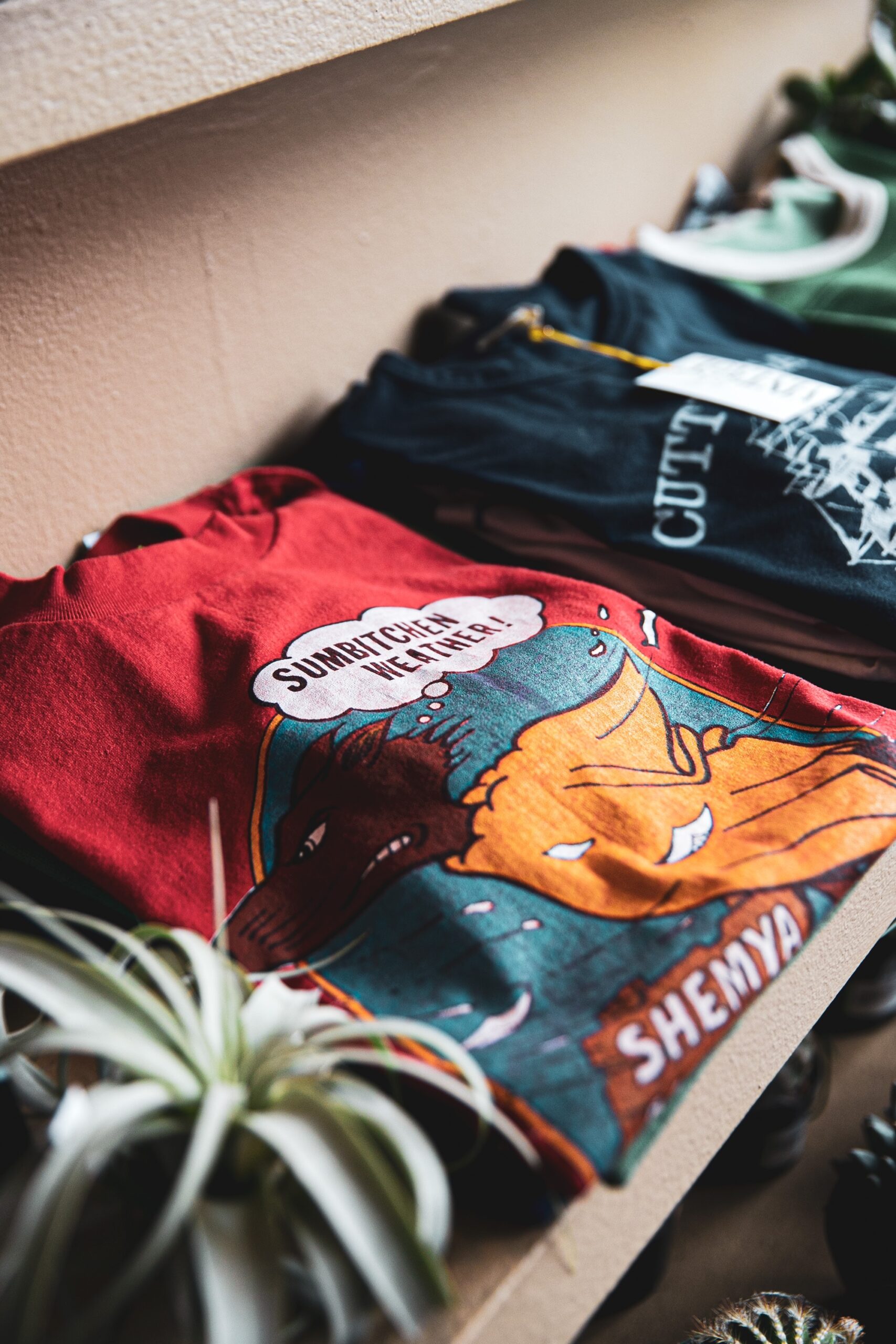 tshirt red graphic design clothing