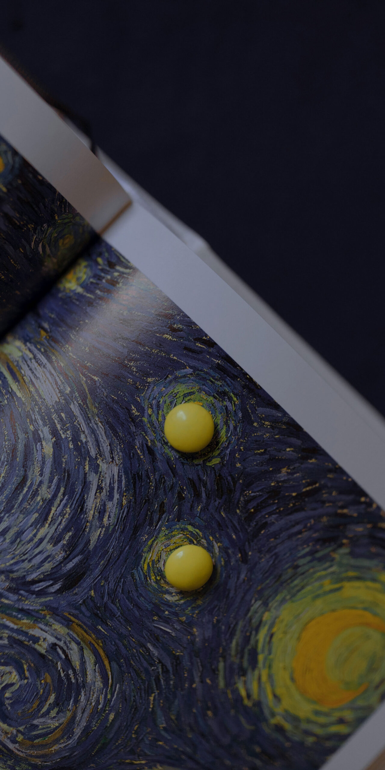 starry night van gogh painting art book