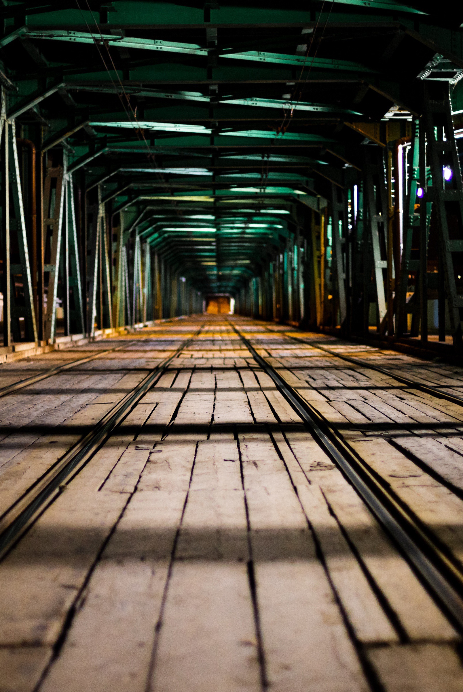 industrial bridge tunnel symmetry metal