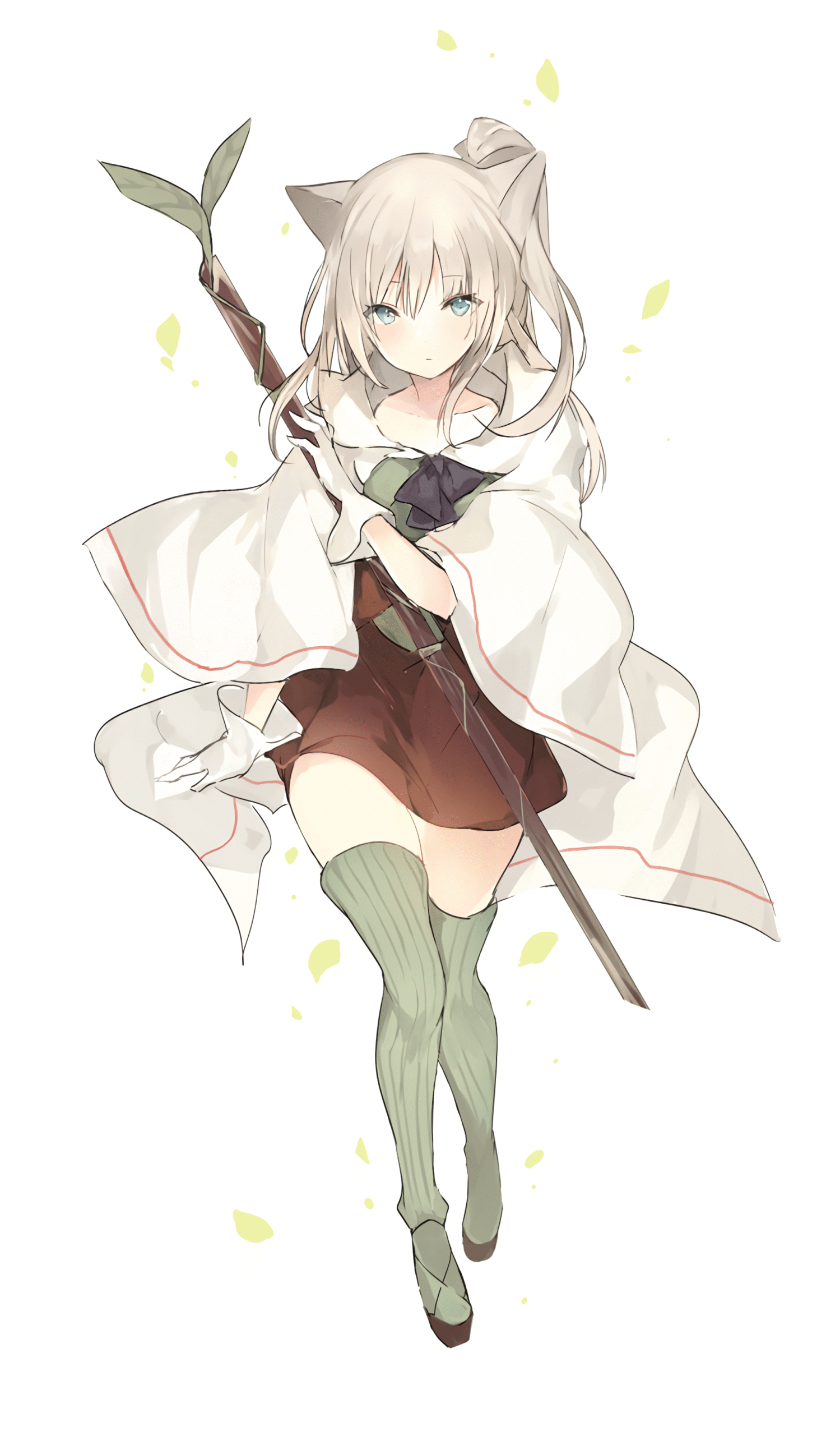 anime girl animal ears kemonomimi fox