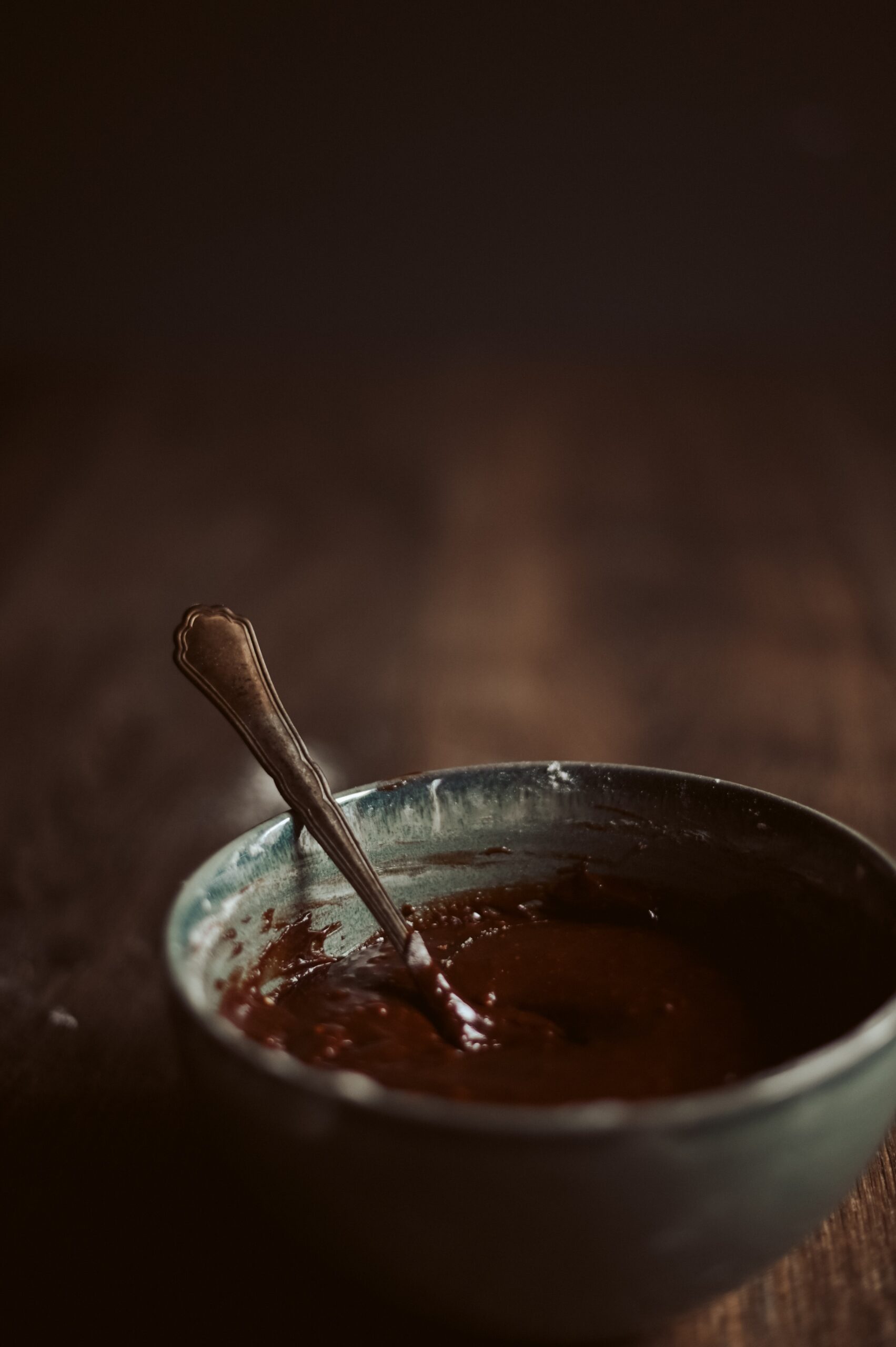 chocolate melted bowl baking cooking