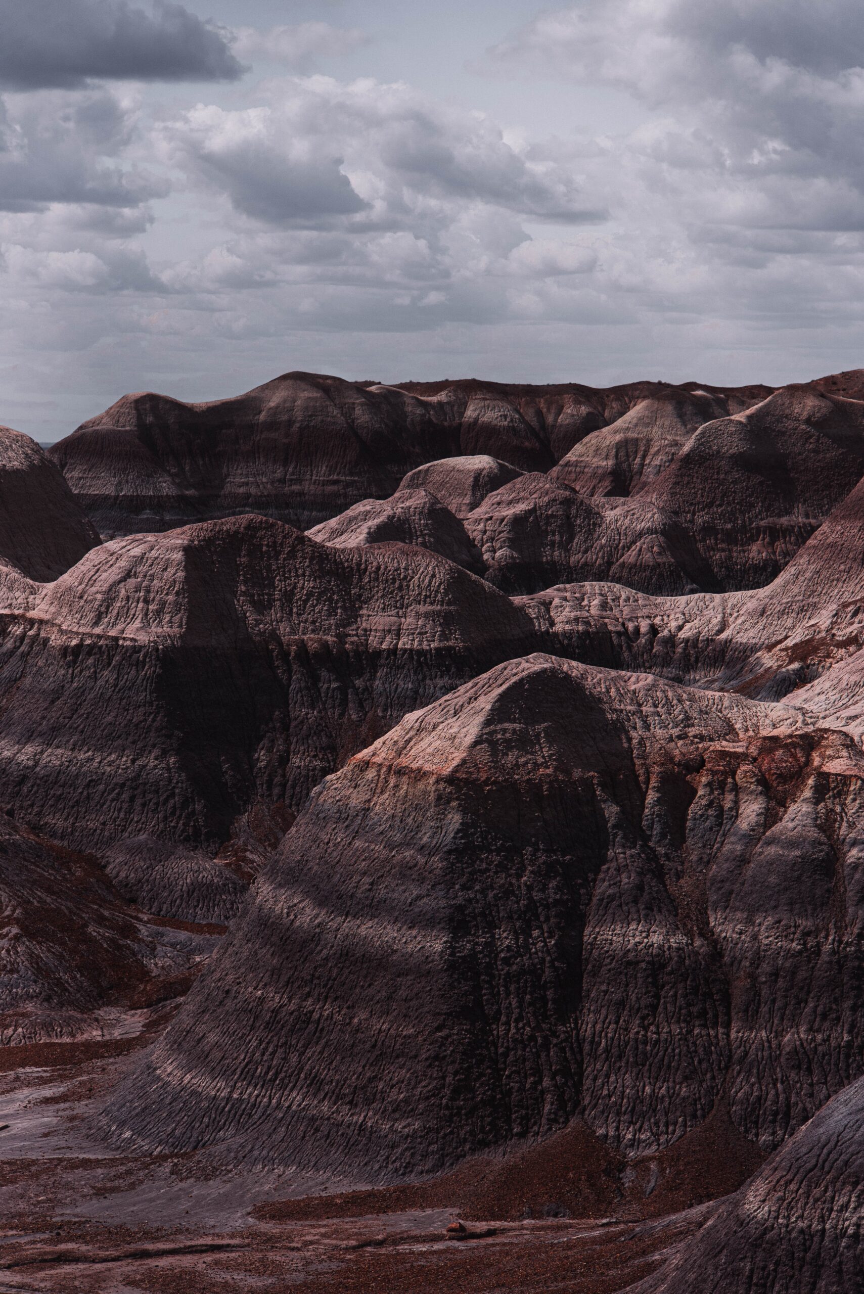 mountains canyon badlands layers