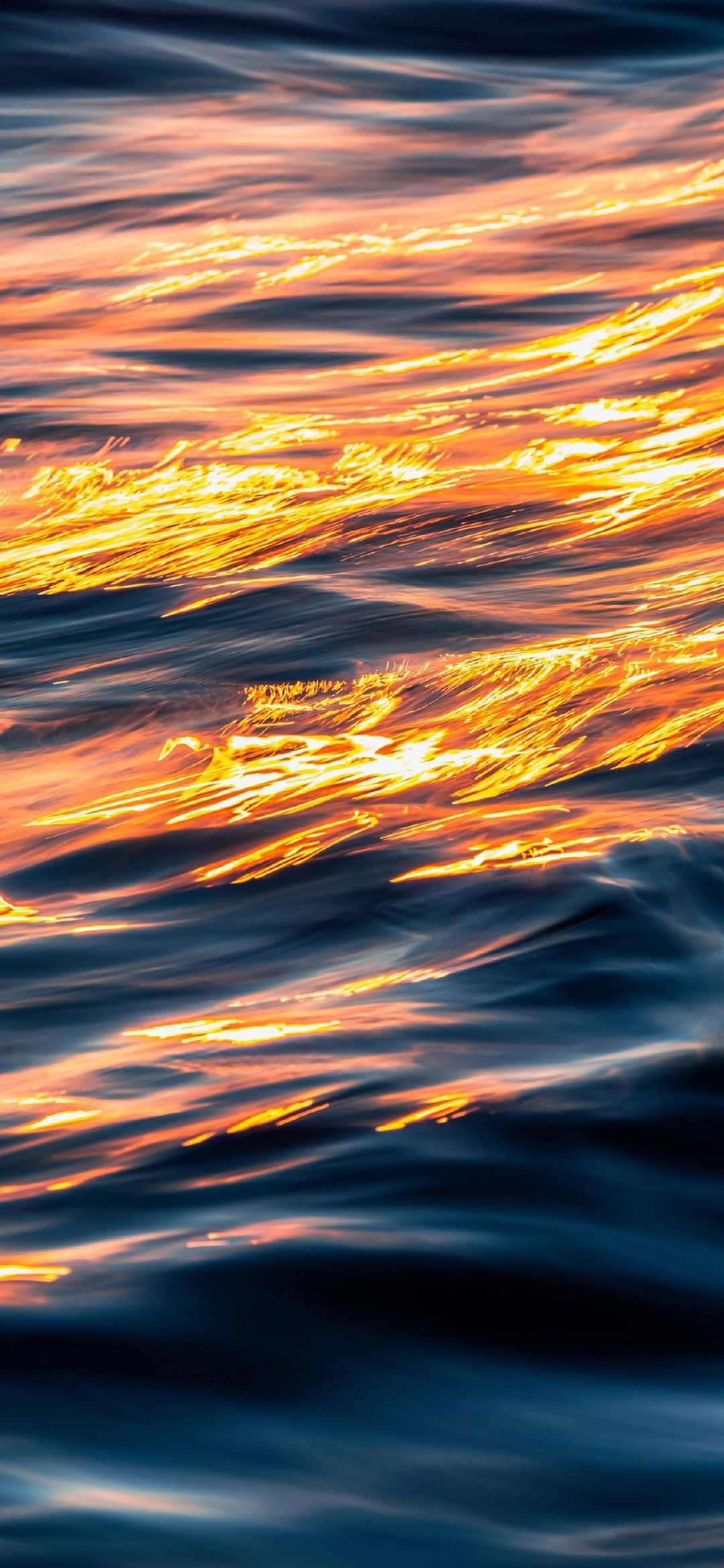 water waves ocean abstract sunset