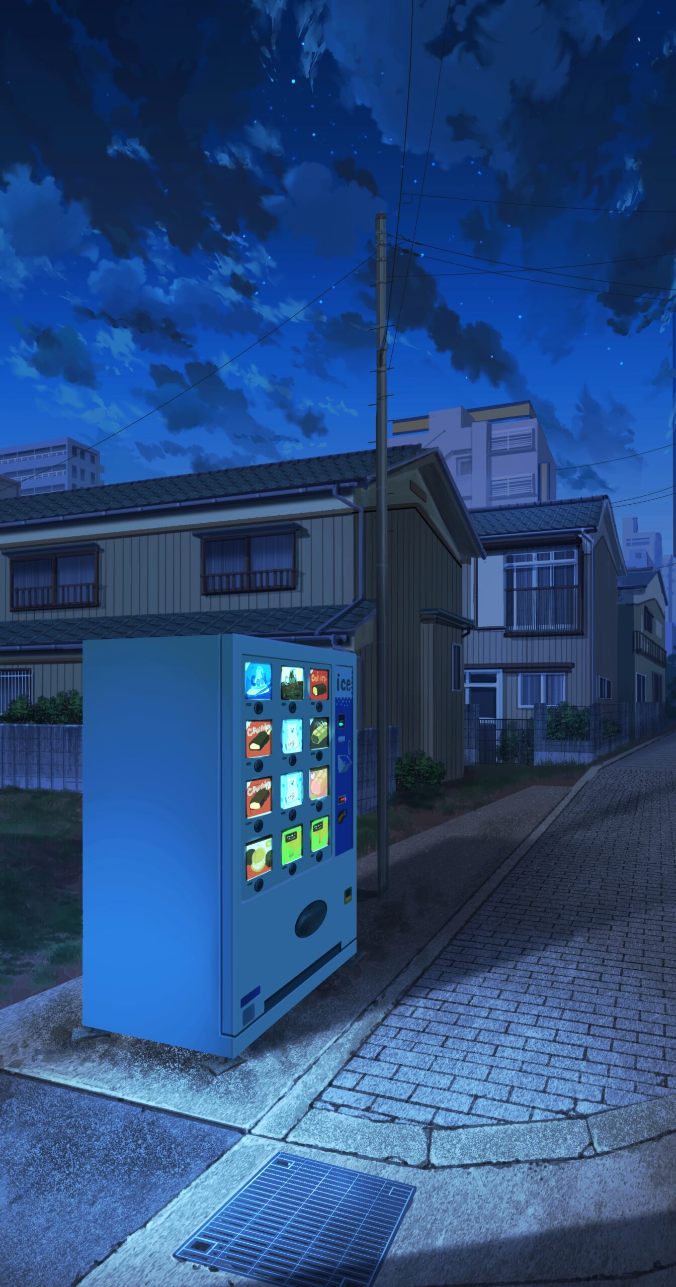 vendingmachine japan night street